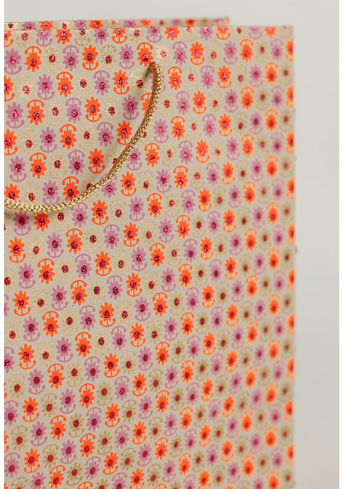 Daisy Orange Large Gift Bag