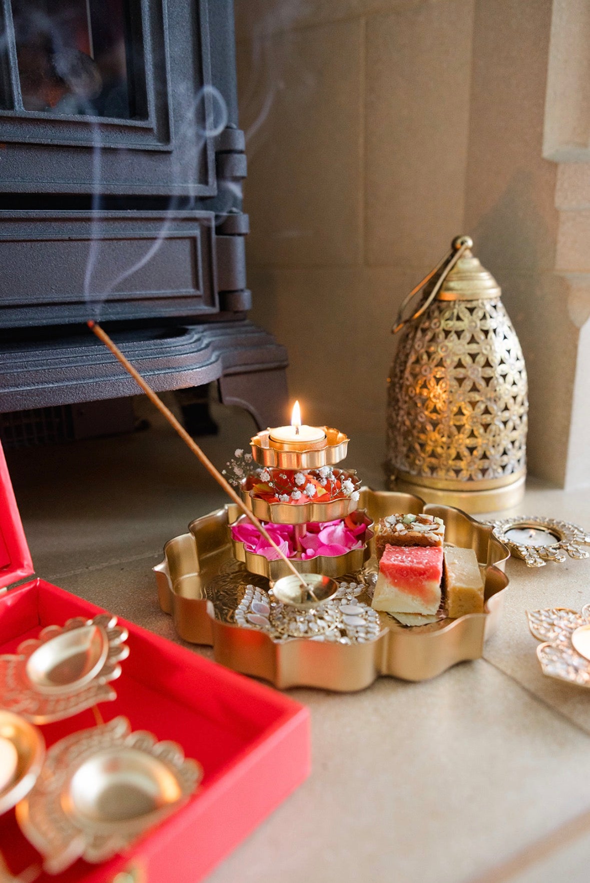 Antique Gold Lantern