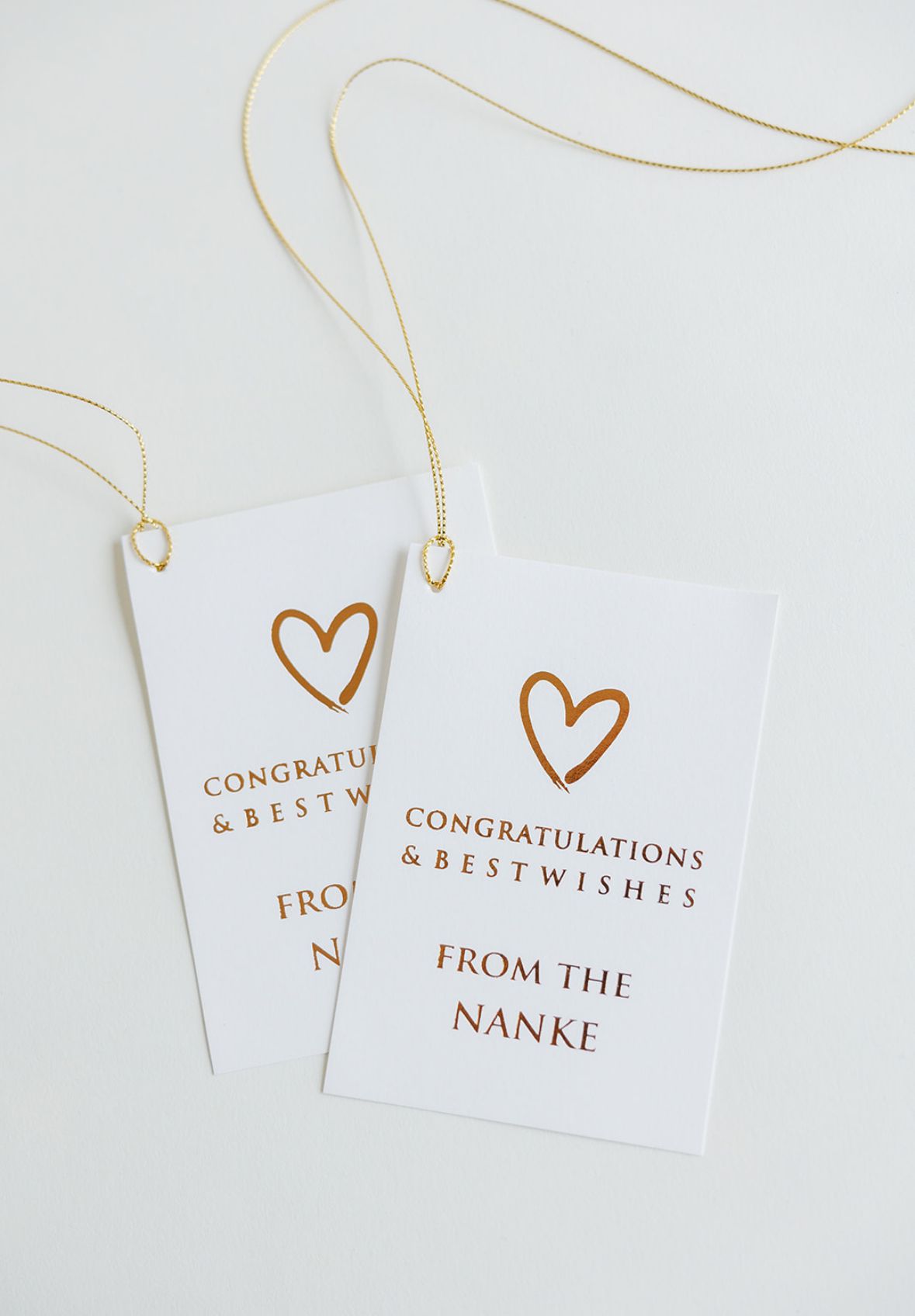 From the Nanke Gift Tag