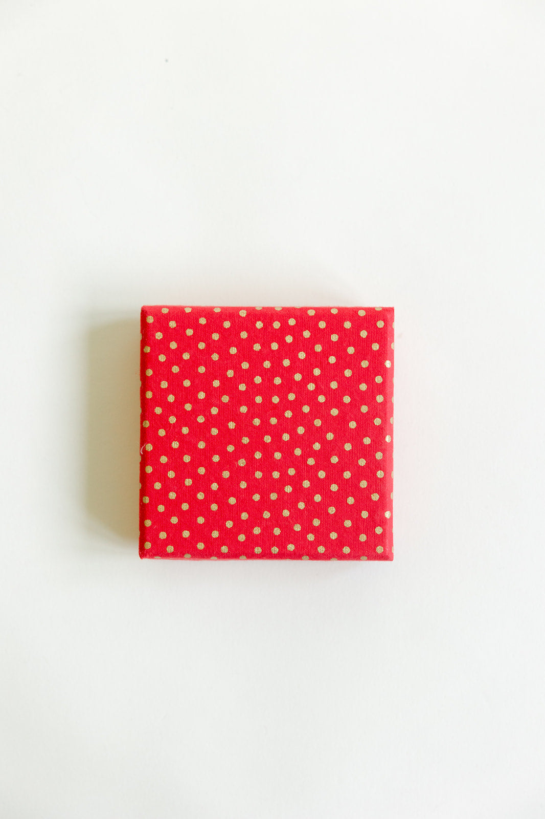 Handcrafted Red Polka Dot Gift Box