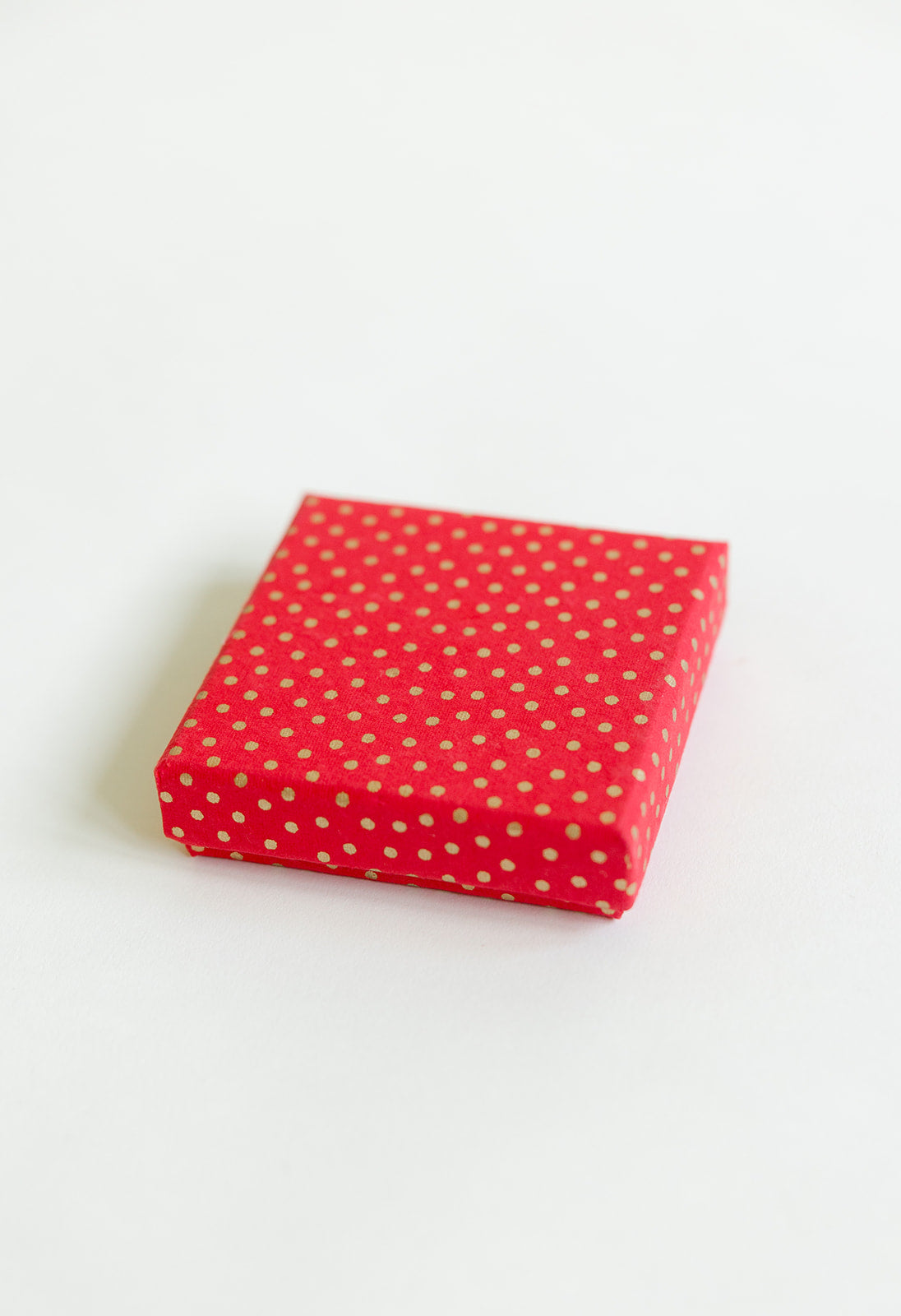 Handcrafted Red Polka Dot Gift Box