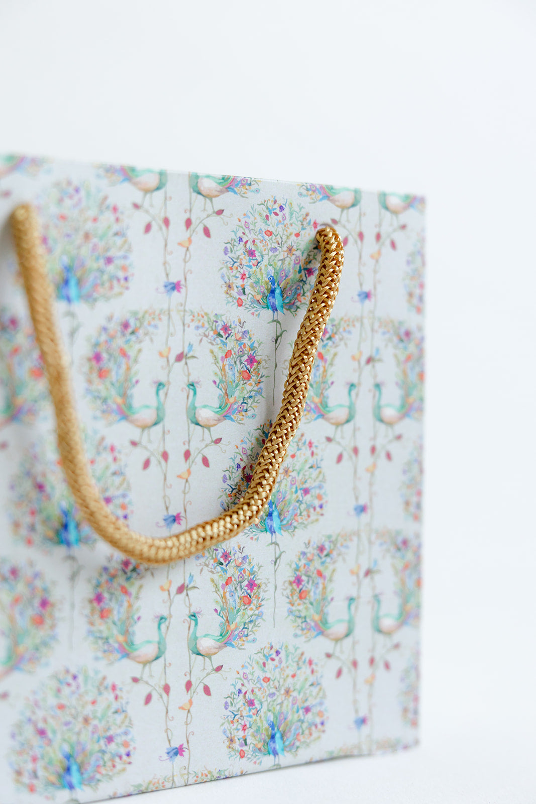 Mini Gift Bag Dancing Peacock
