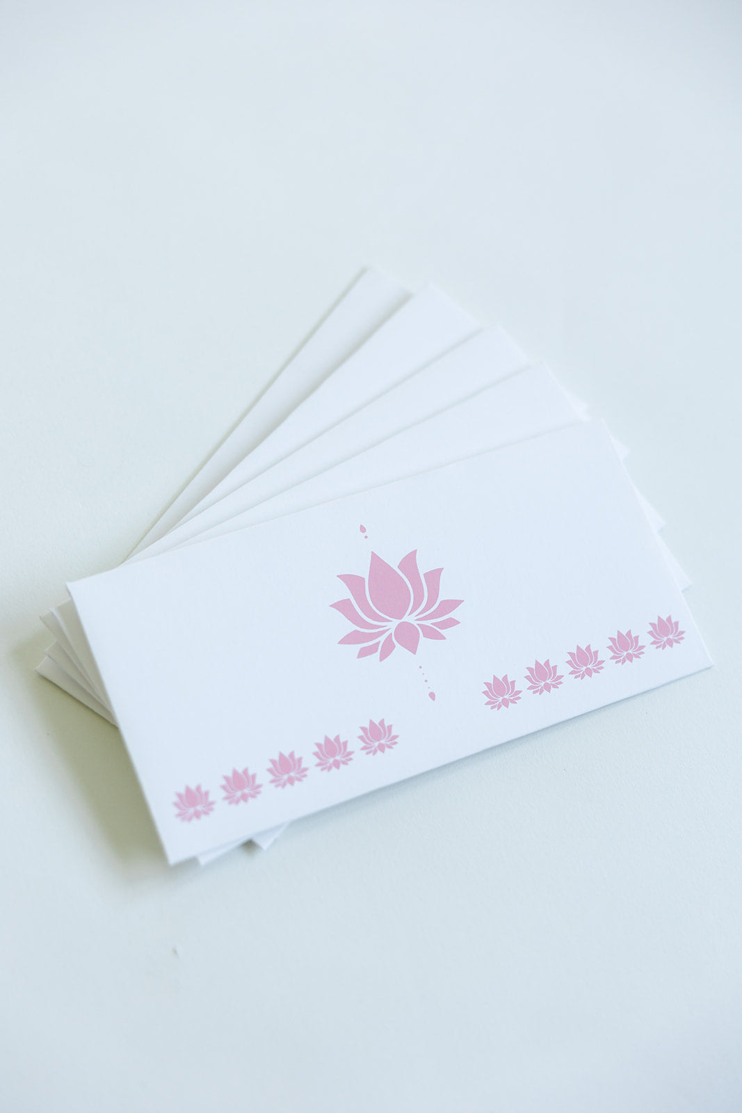 5 Baby Pink Lotus Money Gift Envelopes