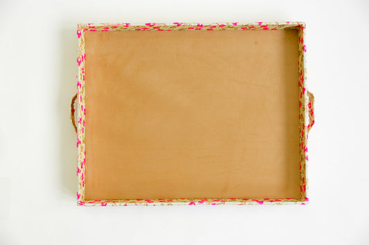 Brocade Bloom Pink Large Gift Tray