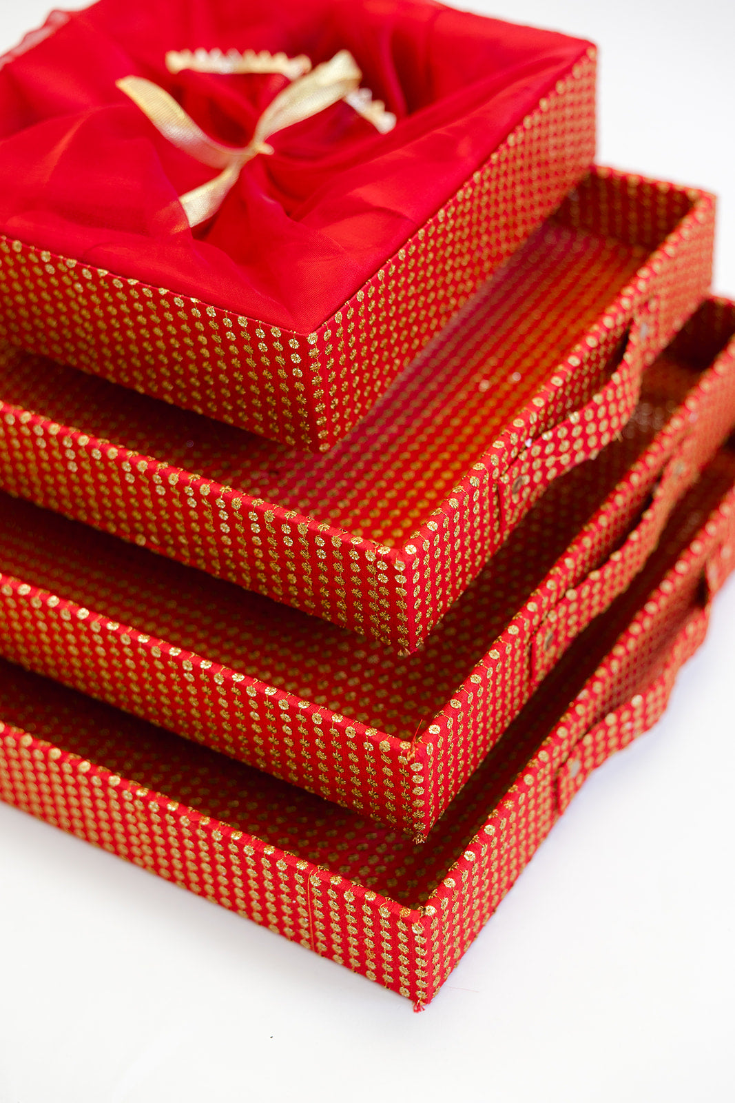 Sitara Red Square Gift Hamper Basket