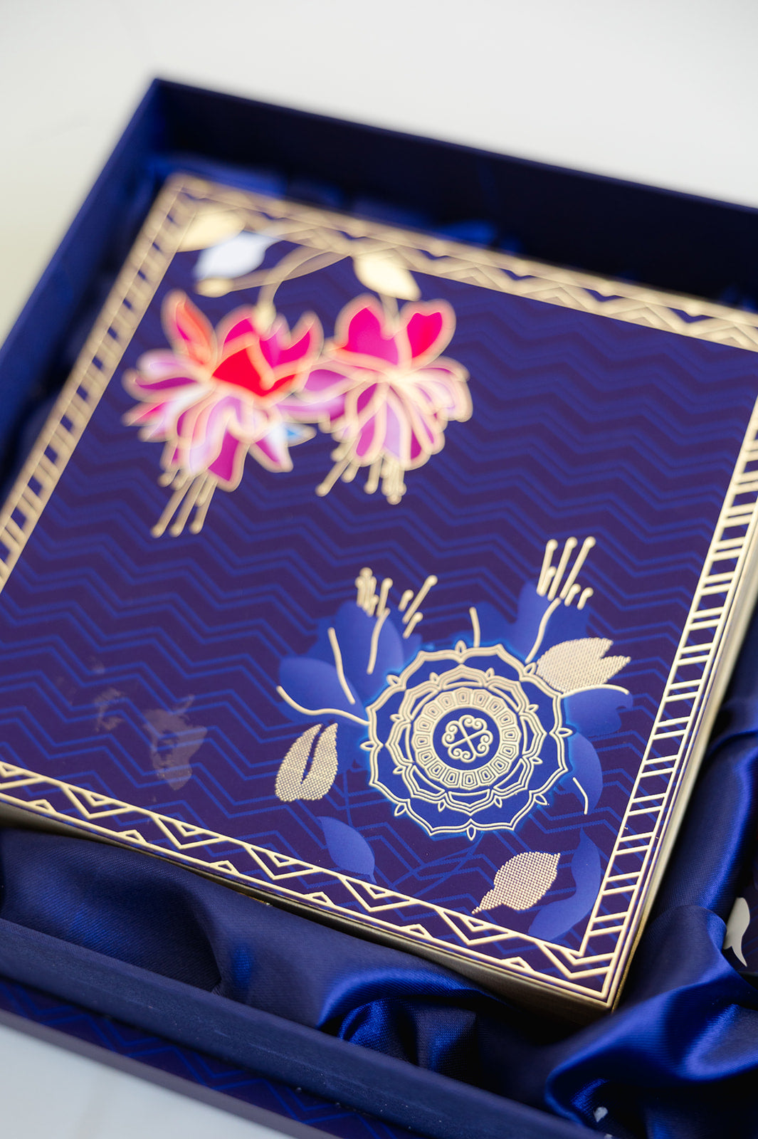 Navy Blue Hamper Jar Set and Gift box