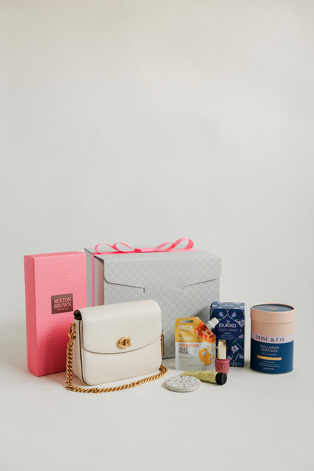 Pearl Brown Cubed Gift Box with Lid