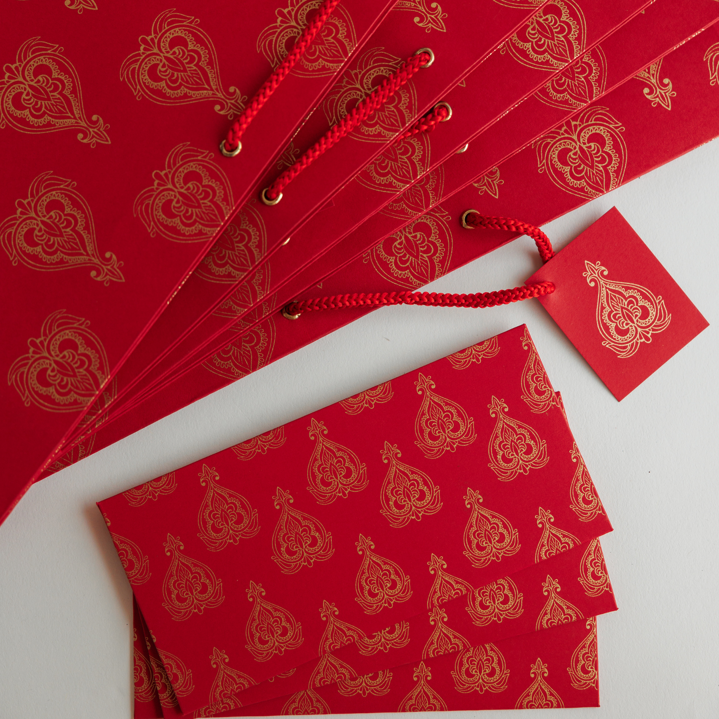 Wedding Gift Packaging Red Bundle