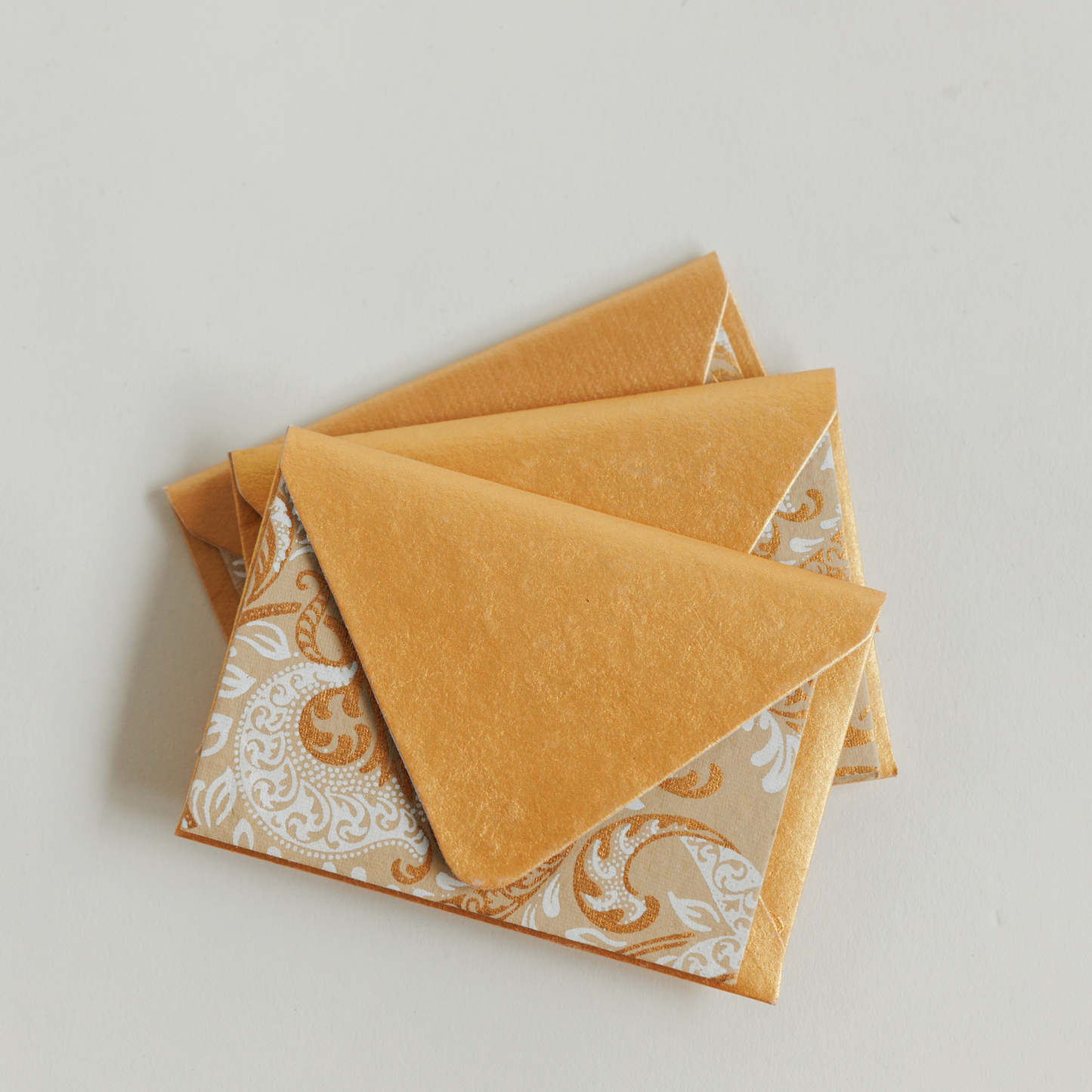 Opulent Gold Blank Notecards with envelope box set