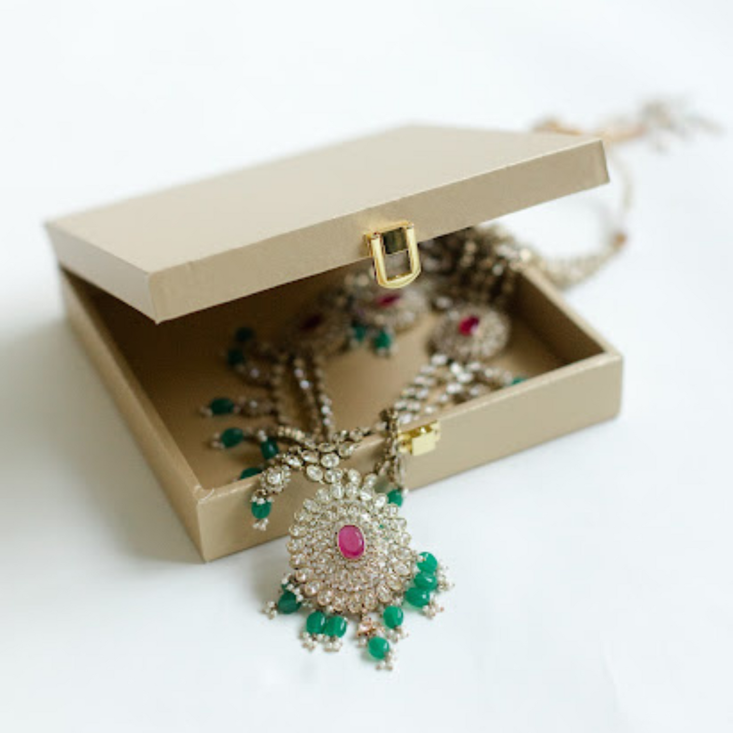 Gold Leatherette Gift Box