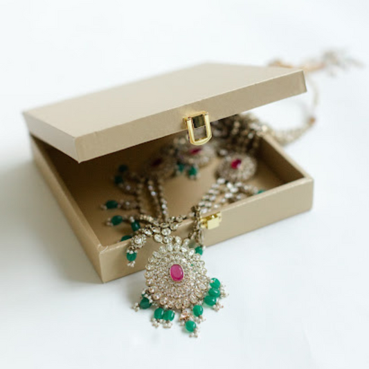 Gold Leatherette Gift Box