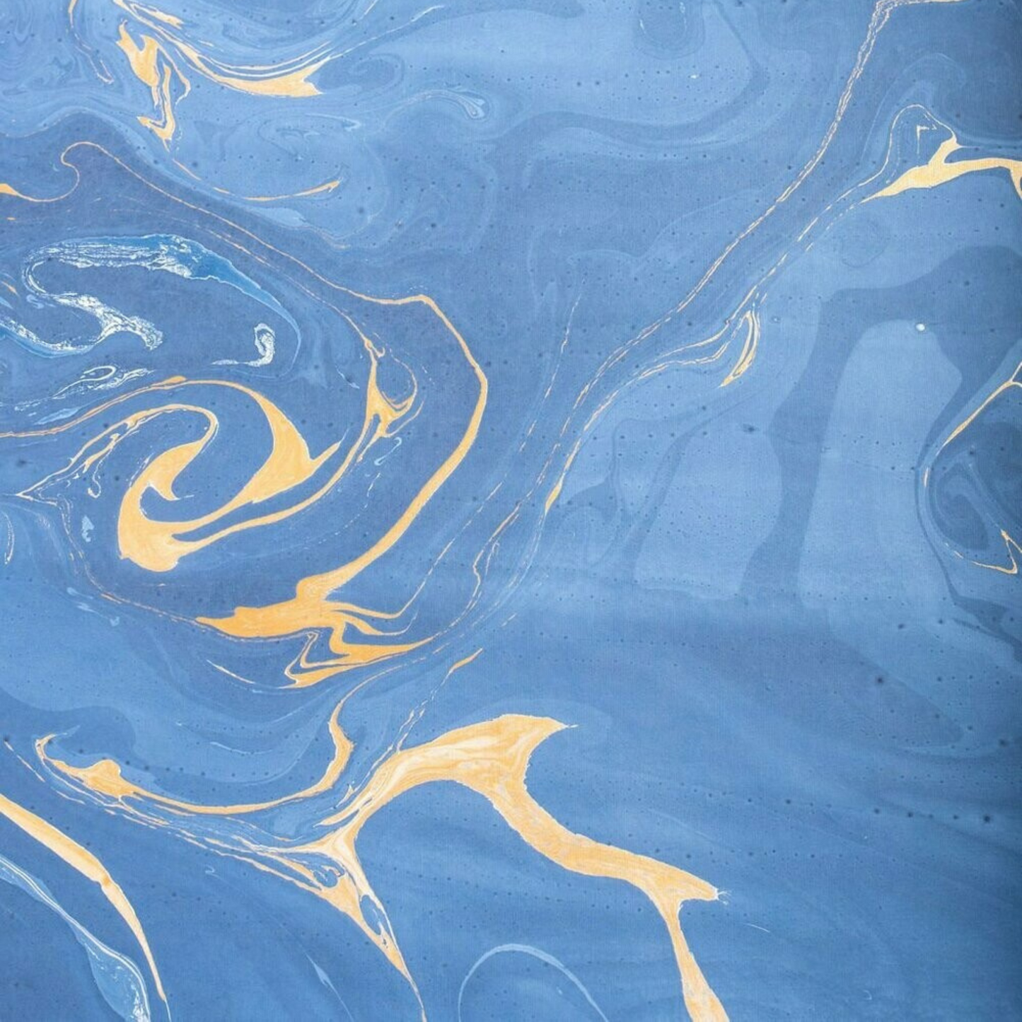 Blue & Gold Marble Handmade Gift Wrap