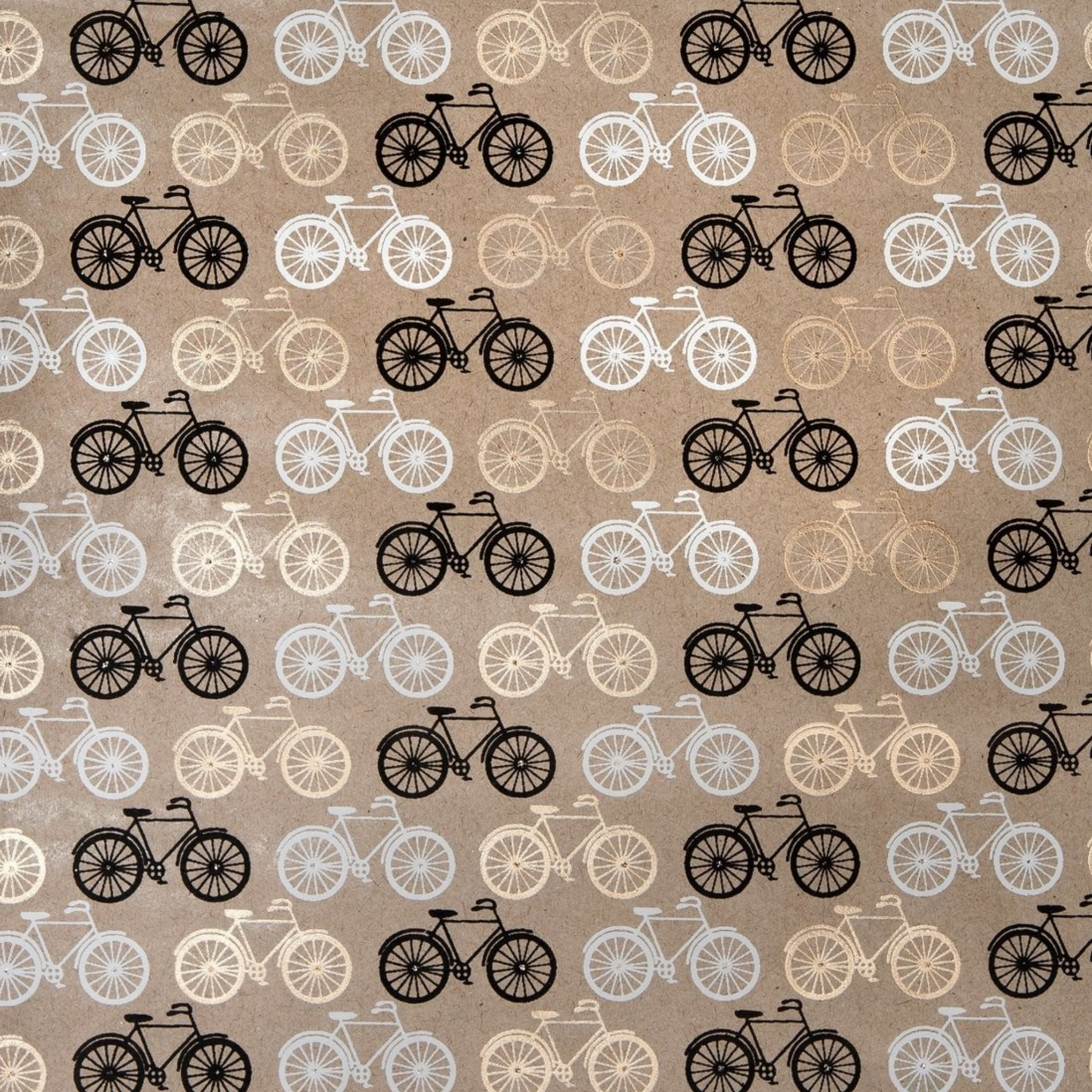 Grey & Black Luxury Bike Handmade Gift Wrap