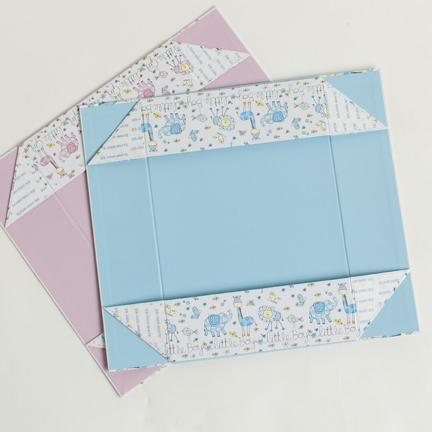 Little Girl Pink Clear Lid Tray Hamper