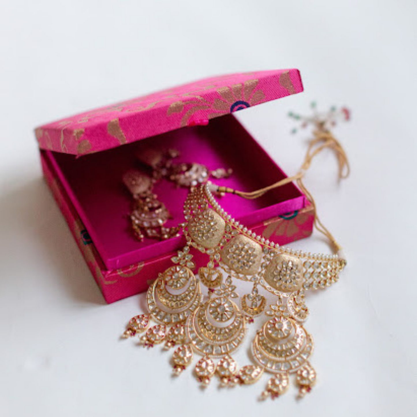 Suhani Pink indian jewellery Gift Box