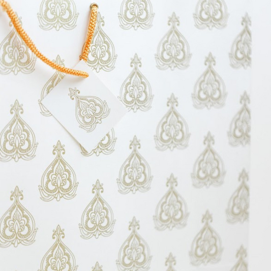 Large Gift Bag with handles and tag