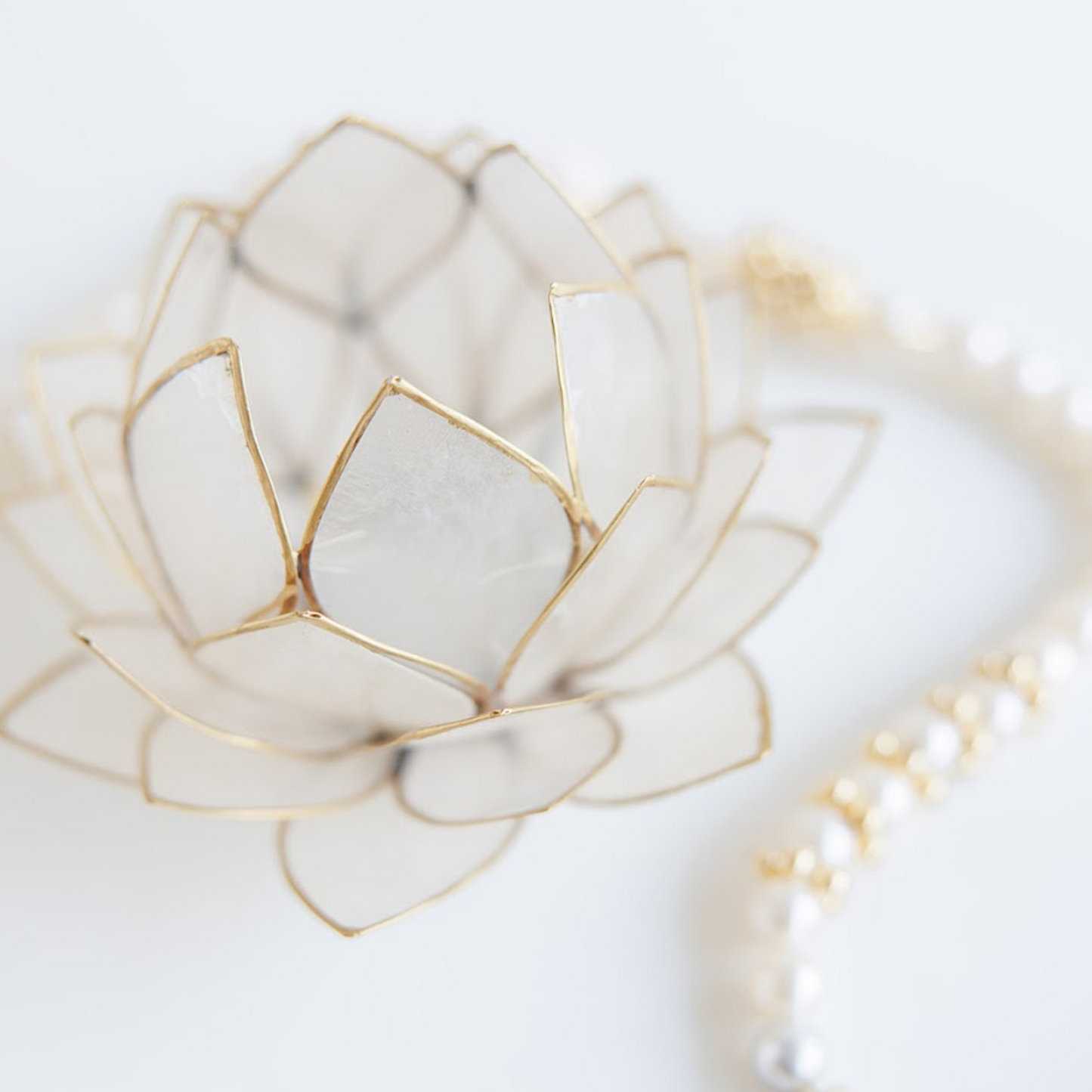 Large Lotus Tea Light Holder