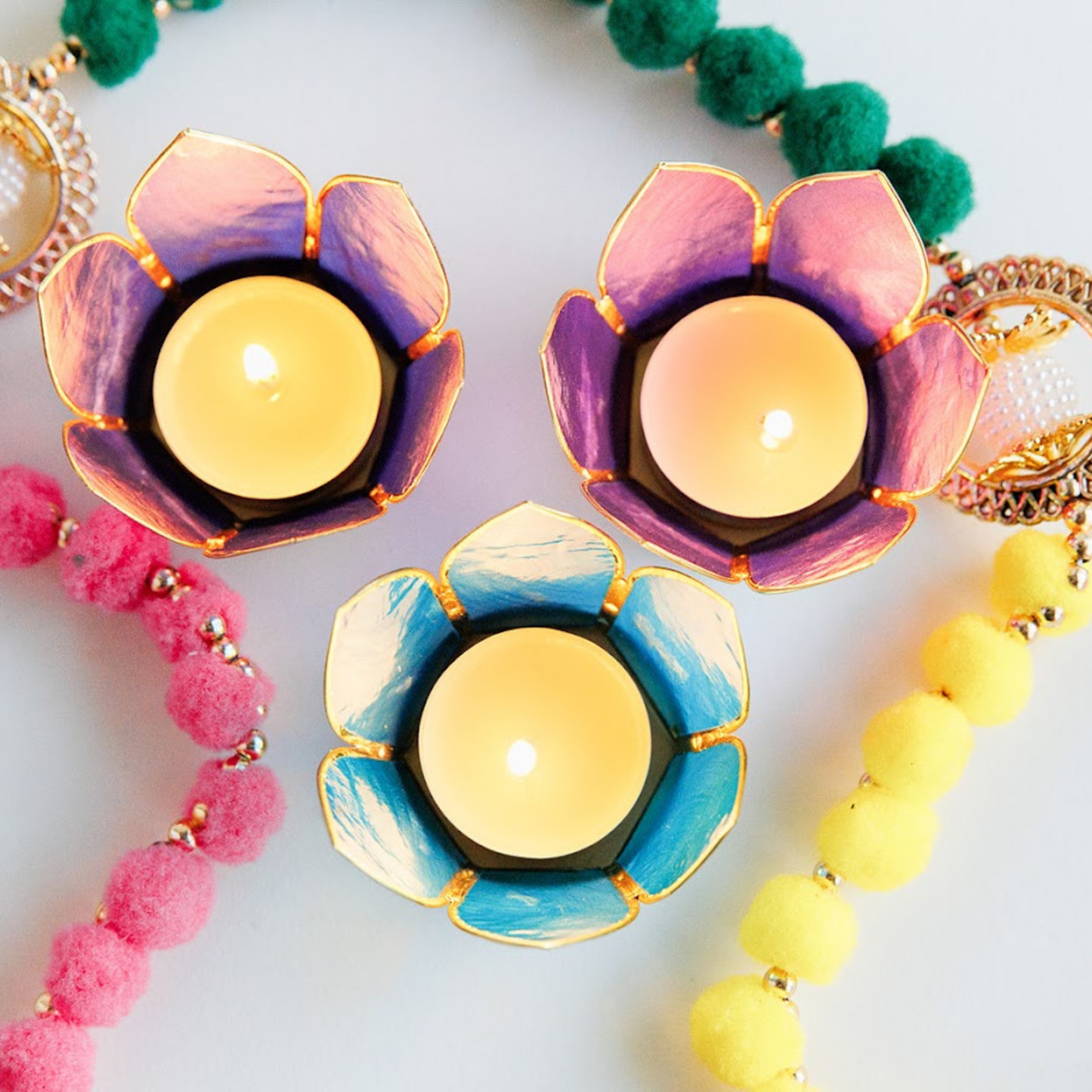 diwali candles for gifting family
