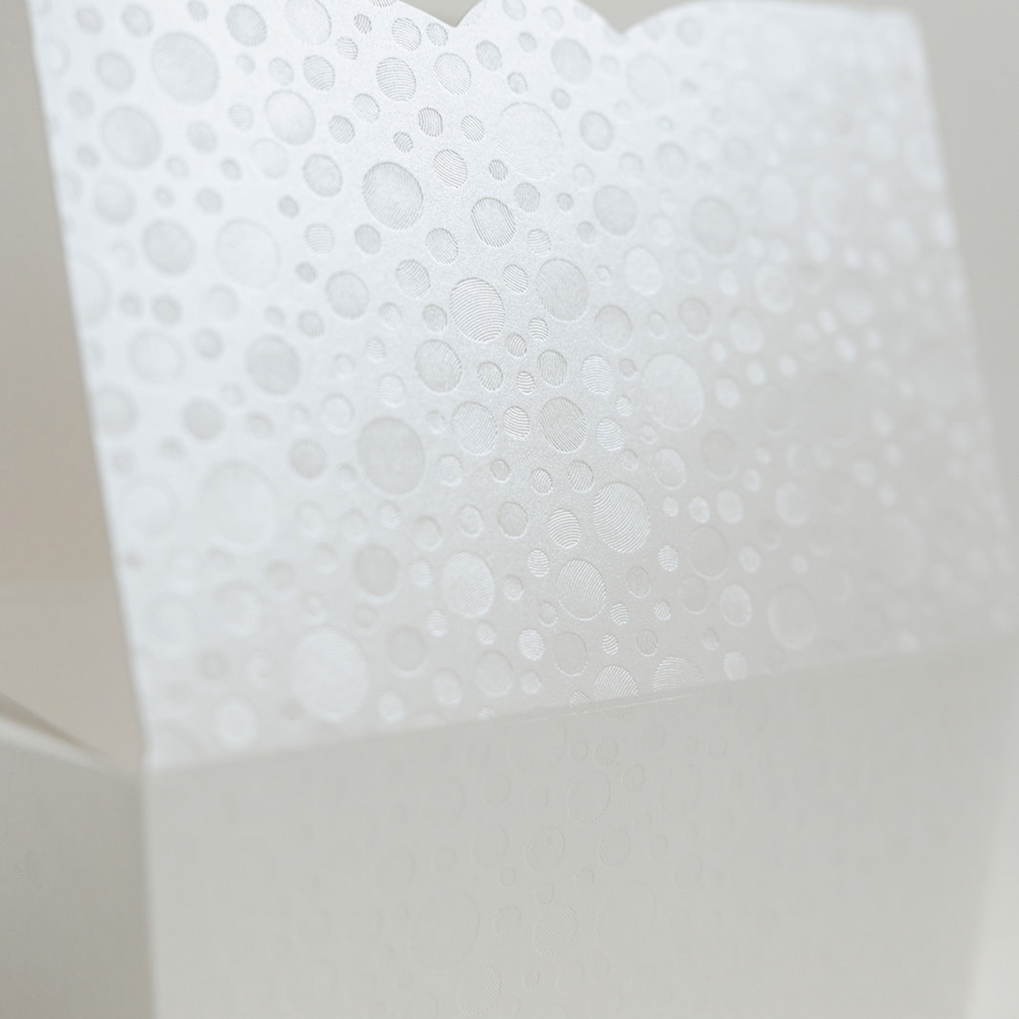 Pearl Ivory White Empty Sweet Treat Box