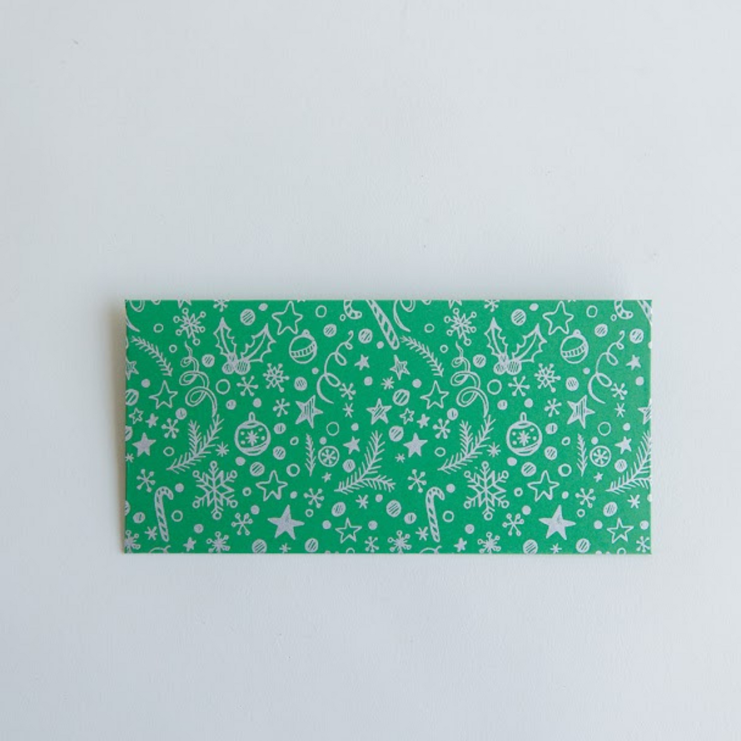 Green Festive Christmas Money/Gift Voucher Gift Envelopes