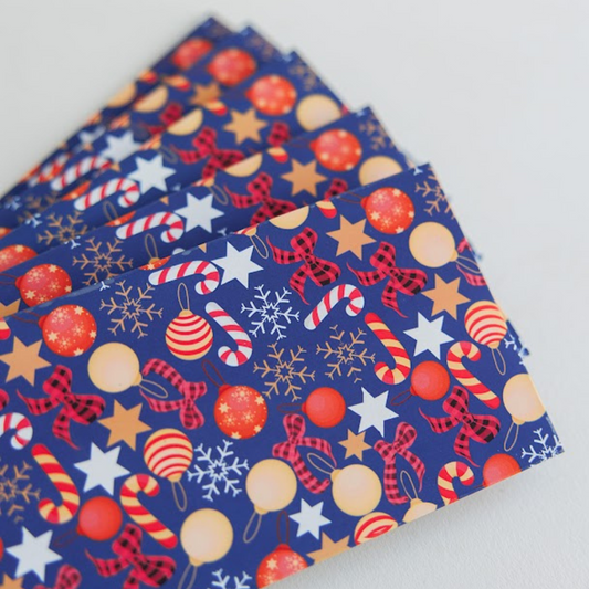 Pack of 5 Festive Christmas Money/Gift Voucher Gift Envelopes
