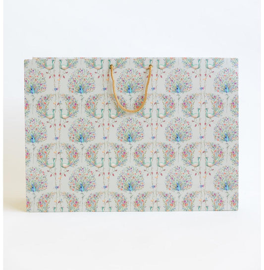 Dancing Peocock Large Gift Bag