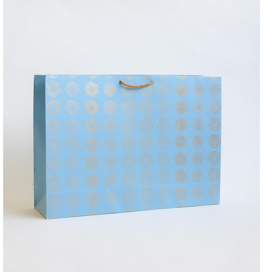 Baby Blue Sparkles Large Gift Bag