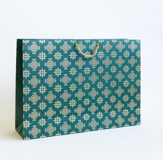Green Minakari Large Gift Bag