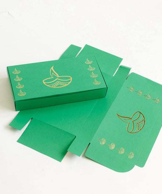 Diwali Green Red Treat Box