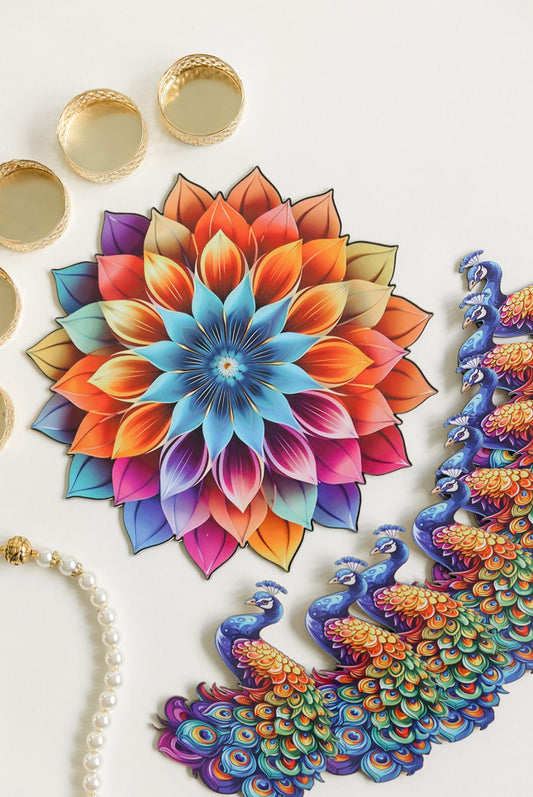 Peacock Rangoli