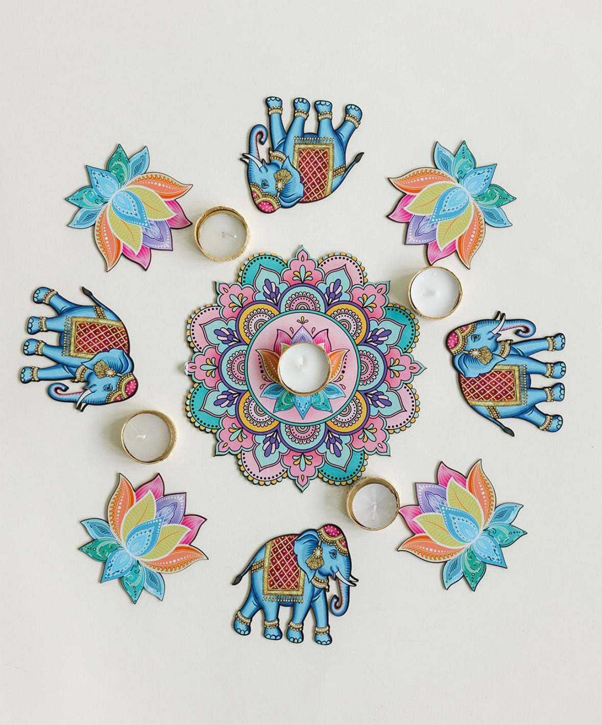 Royal Haathi Rangoli
