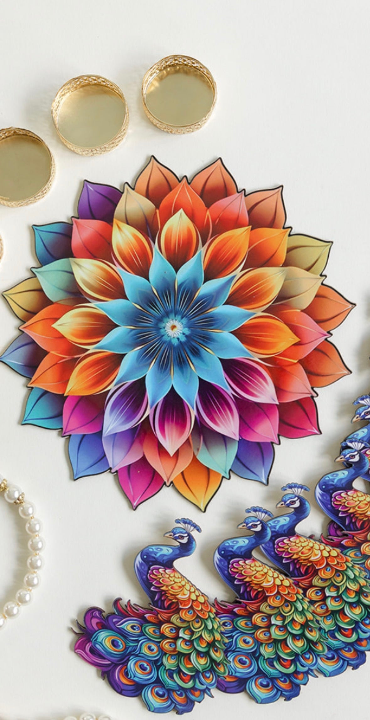 Peacock Rangoli
