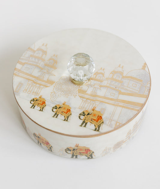 Heritage Haathi Round Box