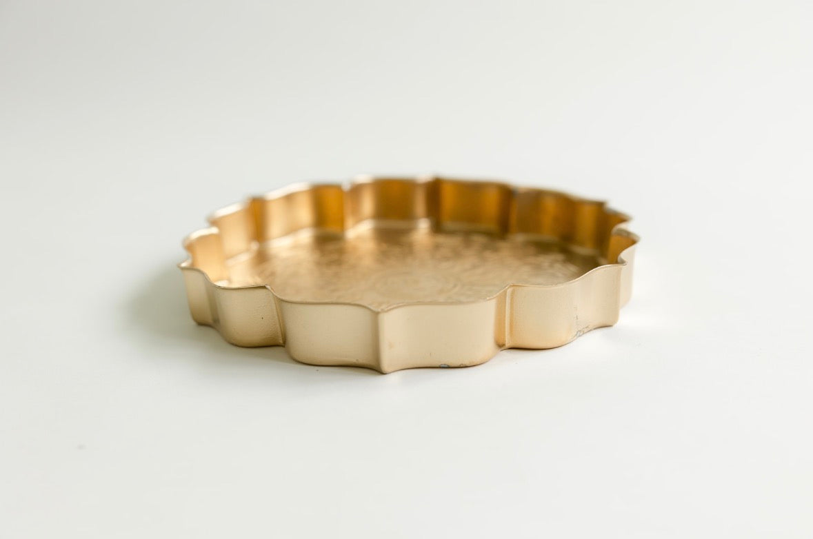 Gold Thaali Tray
