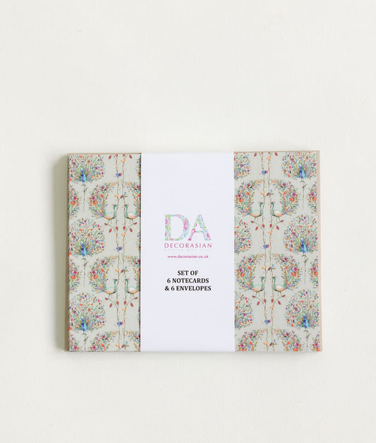 Dancing Peacock Notecard Set