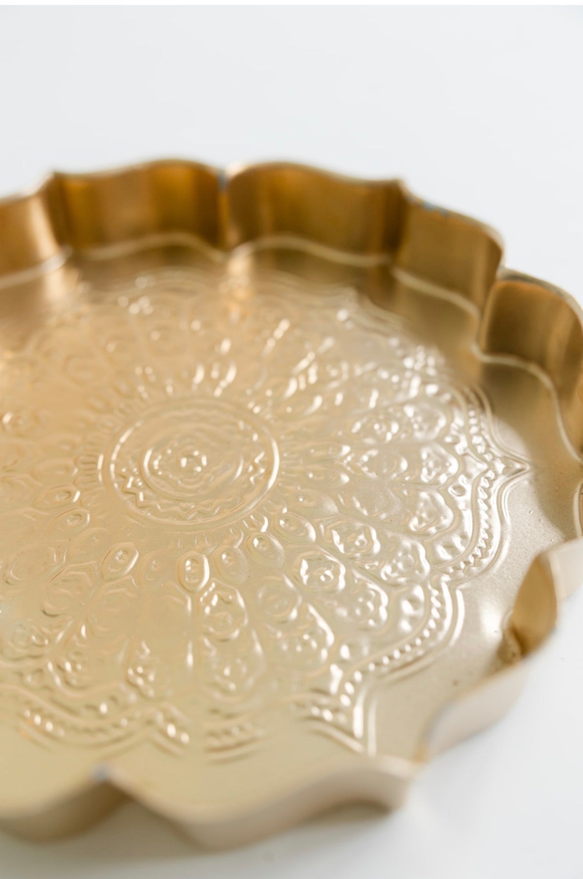 Gold Thaali Tray