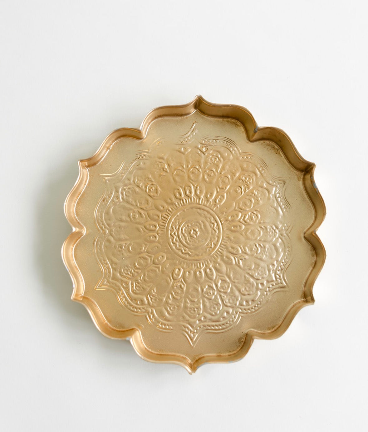 Gold Thaali Tray