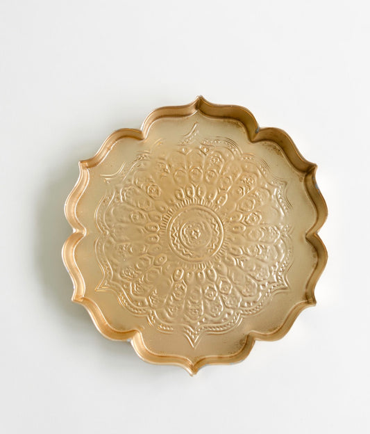 Gold Thaali Tray