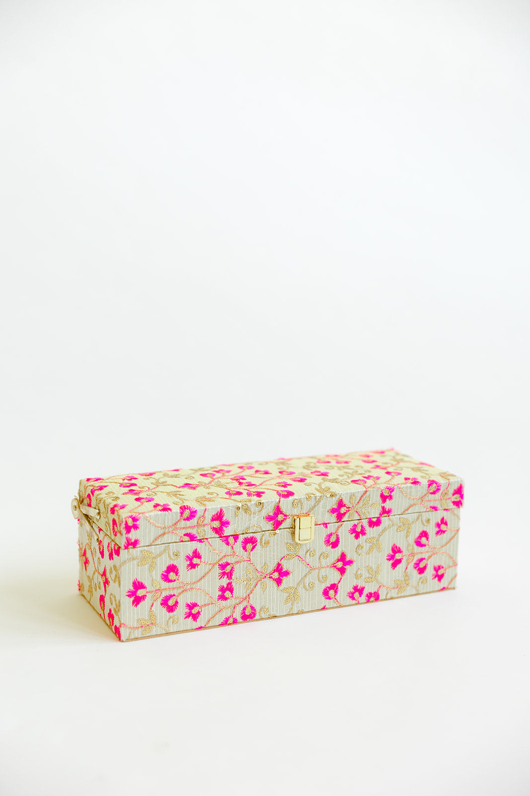 Brocade Bloom Pink Chura Box – Decorasian