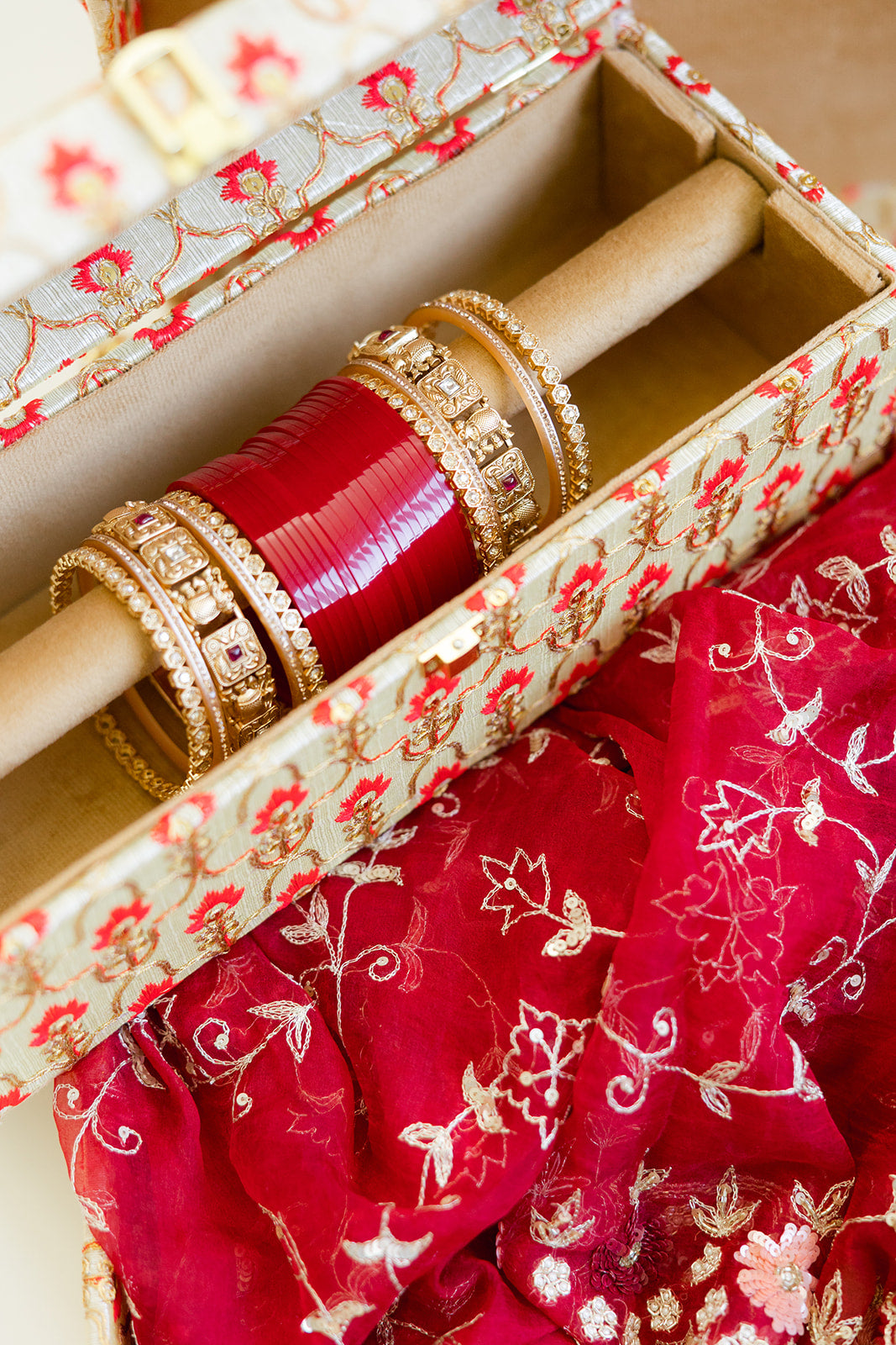 Brocade Bloom Red Bridal Full Gift Set – Decorasian