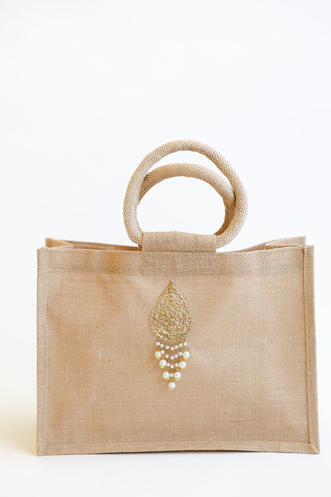 Gift Bag, Jute Bag, Luxury Gift Bag, Beige Gift Bag, Sustainable Gift Bag,&nbsp; Embellished Bag, Heavy Duty Gift Bag, Reusable Gift Bag, Small Gift Bag, Large Gift Bag, Sustainable Gifting Option, Eco-Friendly Gift Bag, Jute Shopping Bag