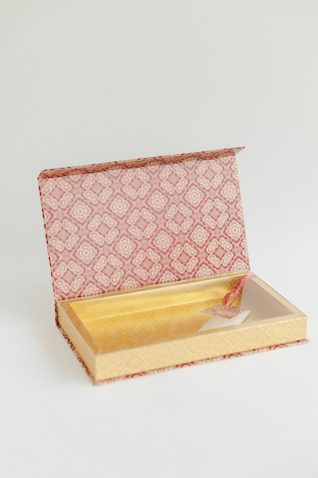 Luxury Printed Brown Gift Box
