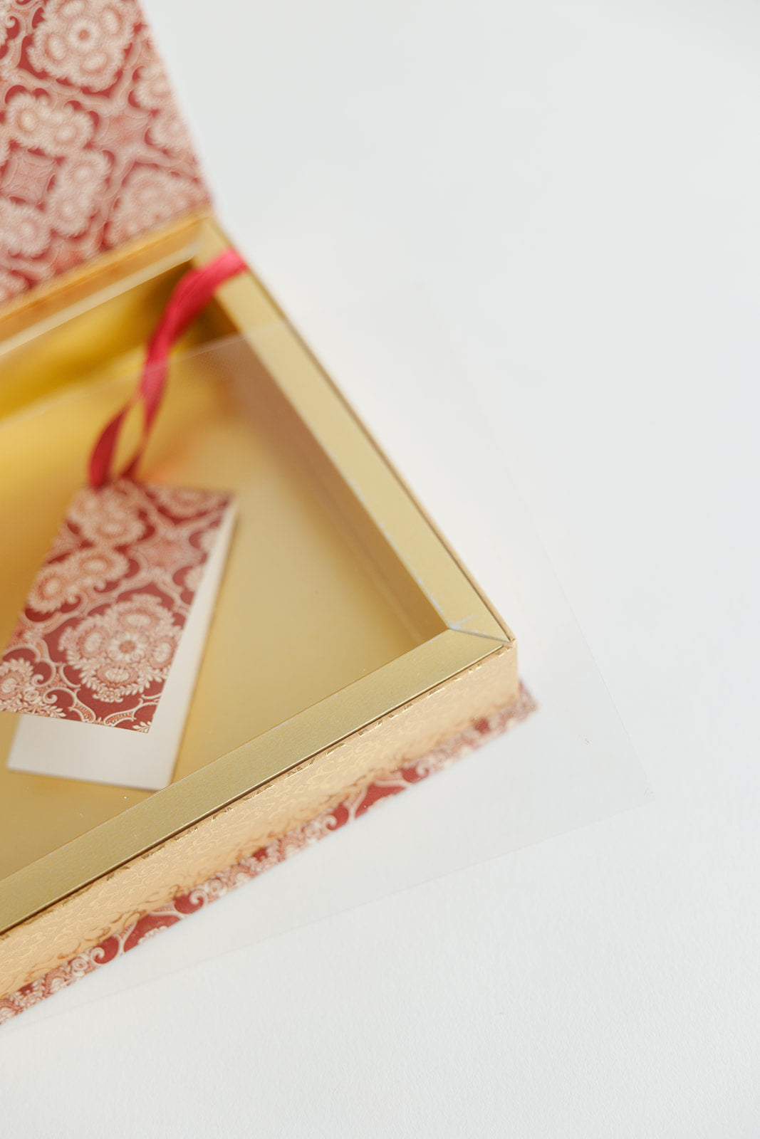 Luxury Printed Brown Gift Box