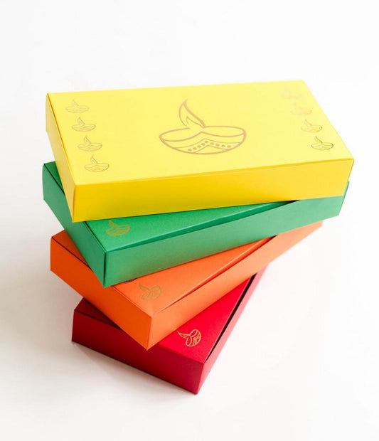Diwali Diya Red Treat Box