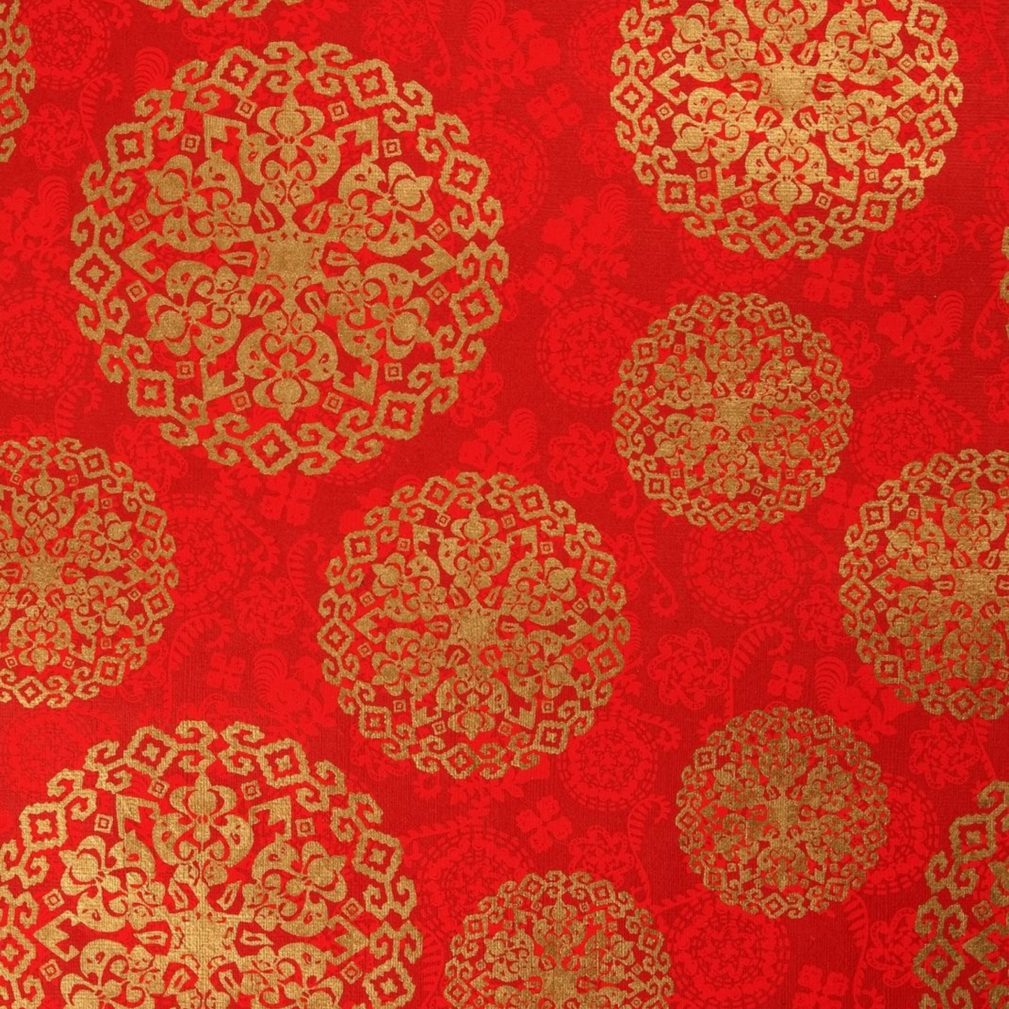 Majestic Red Print Gift Wrap