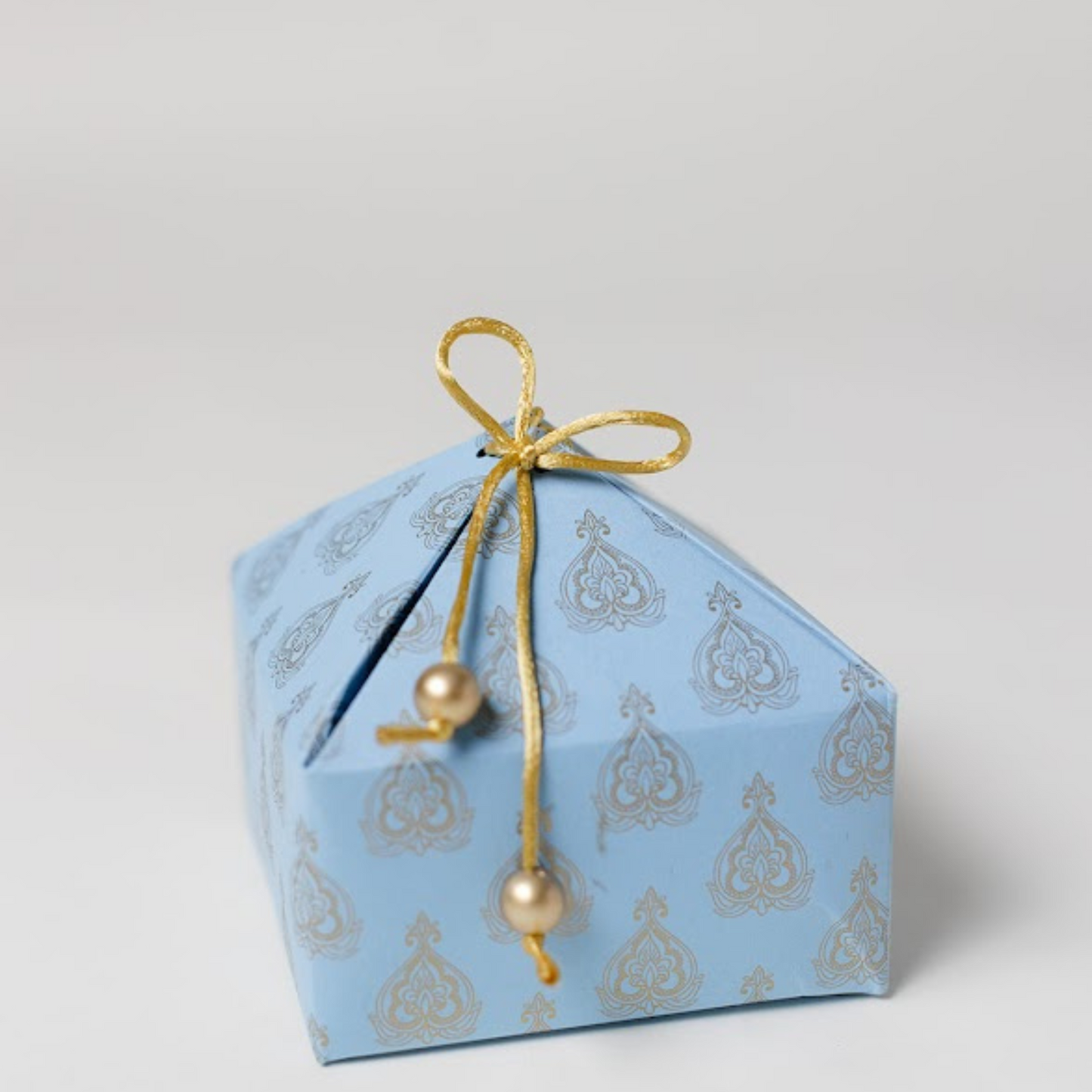 Blue Mughal Leaf Gift Box