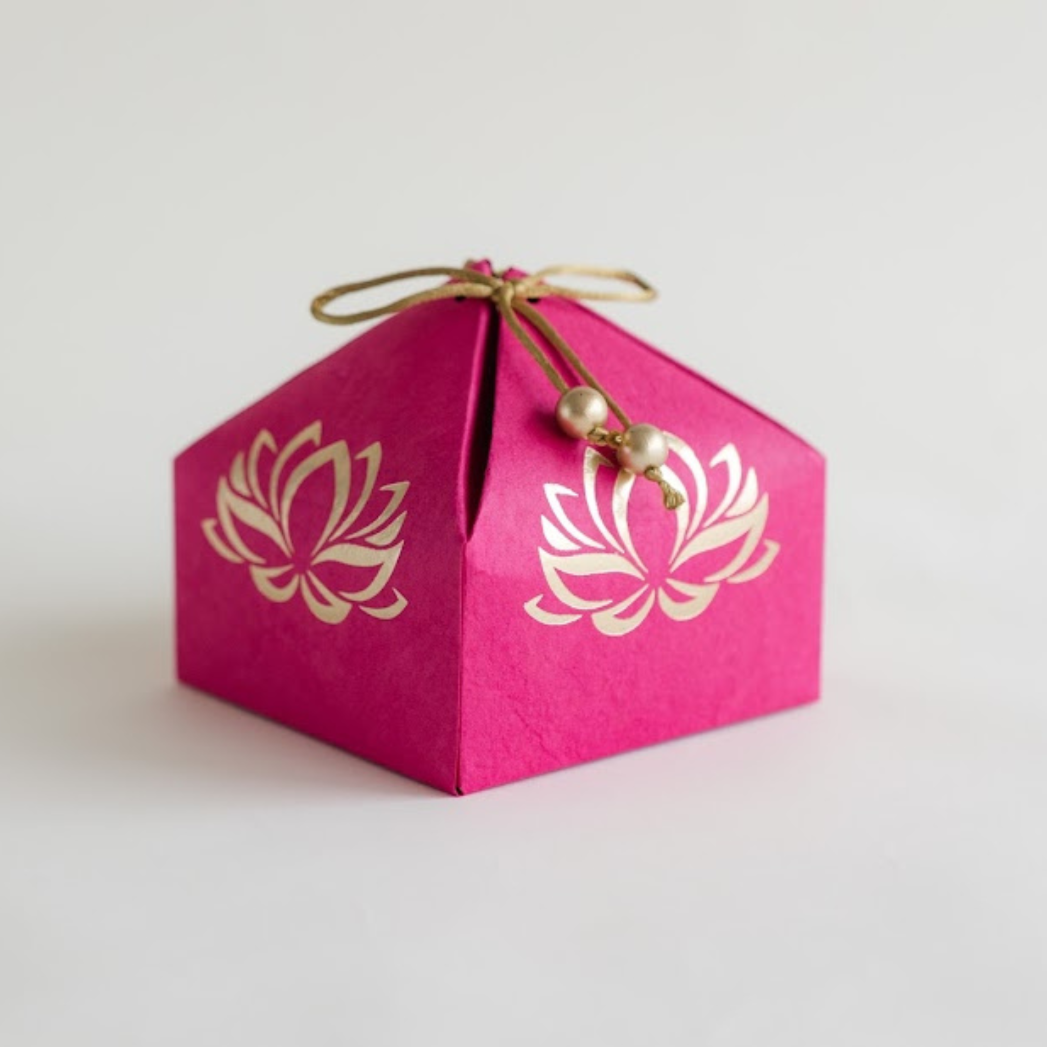 Pink Lotus Pyramid Gift Box – Decorasian