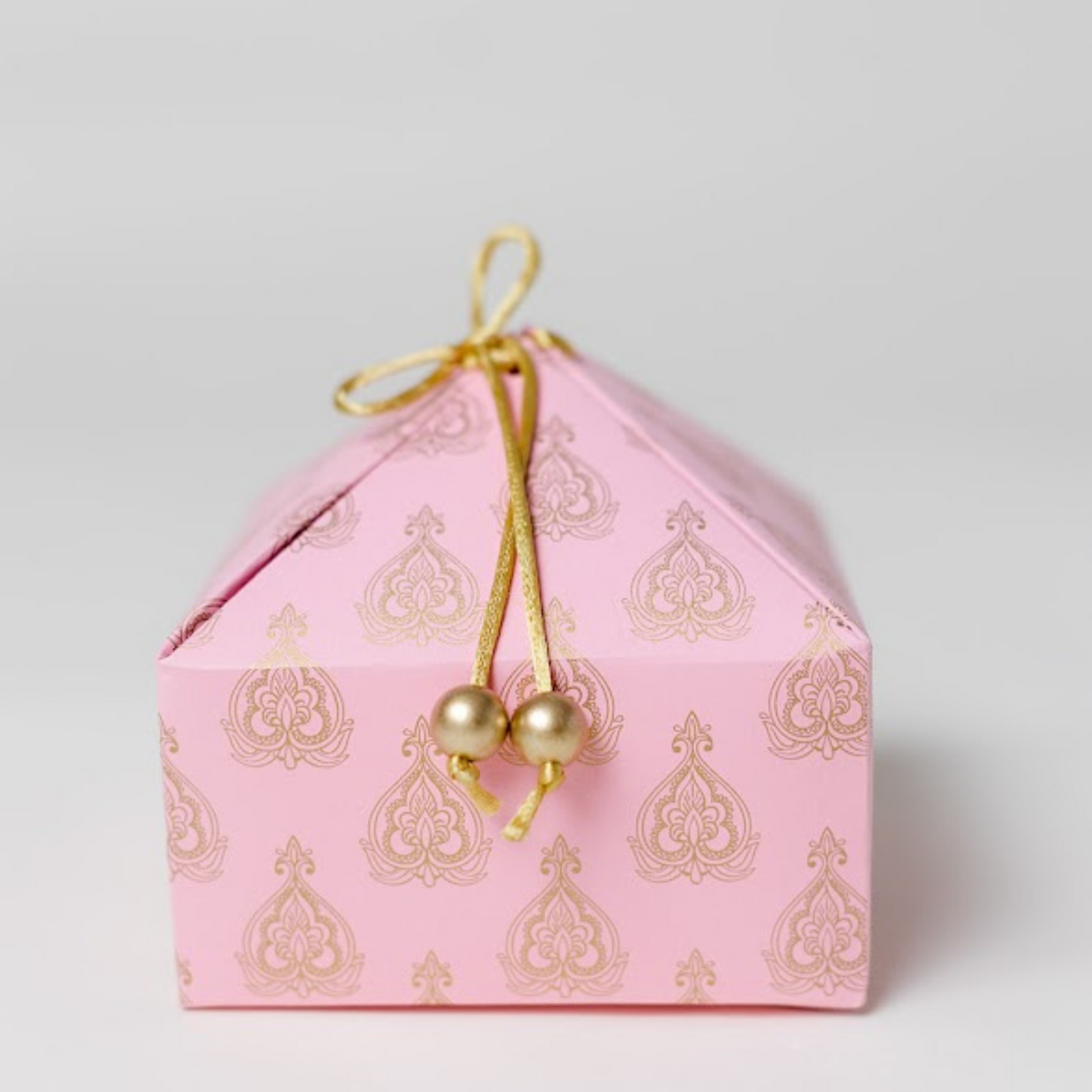 Pink Mughal Leaf Gift Box