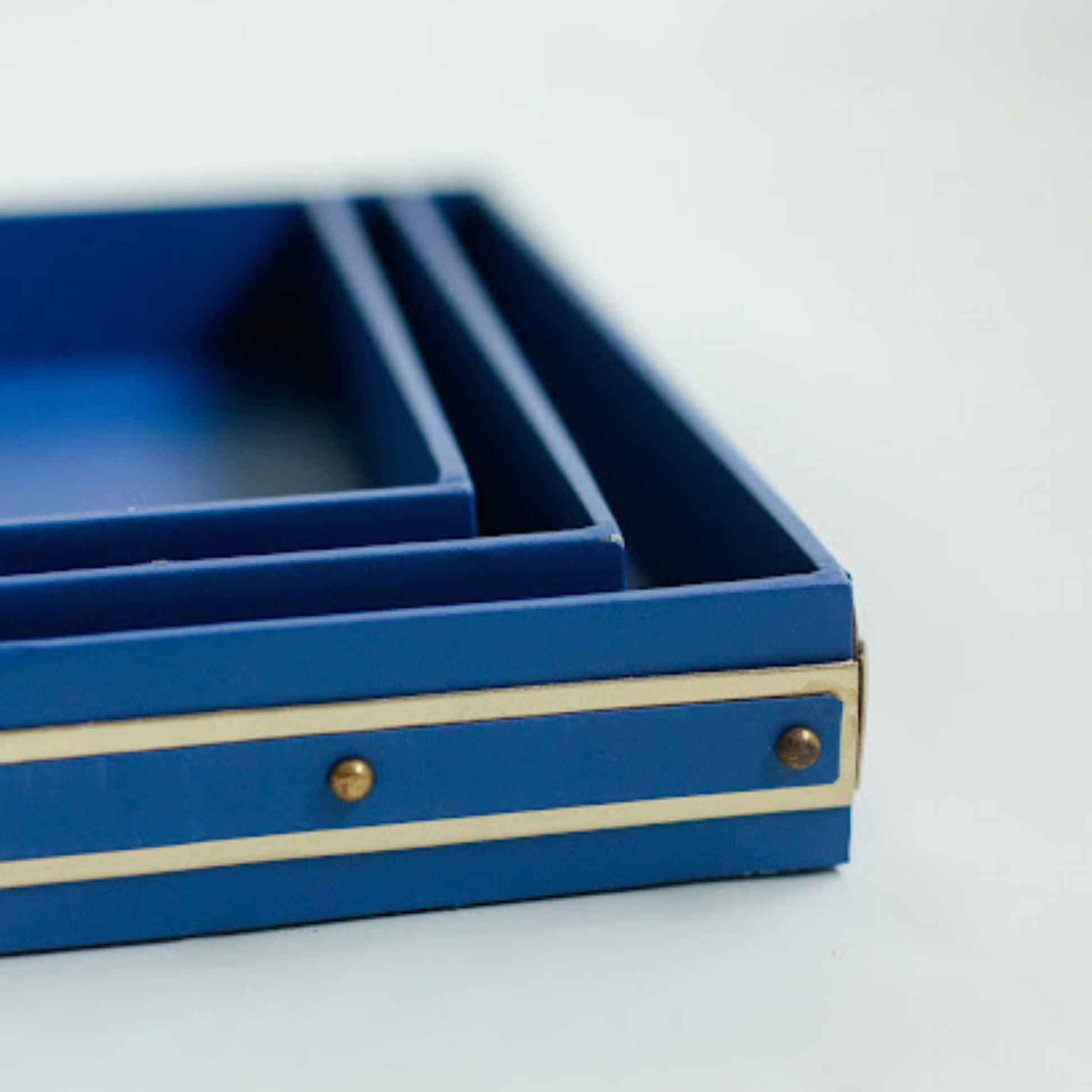 Wedding Gift Tray in blue for kurmai gifting