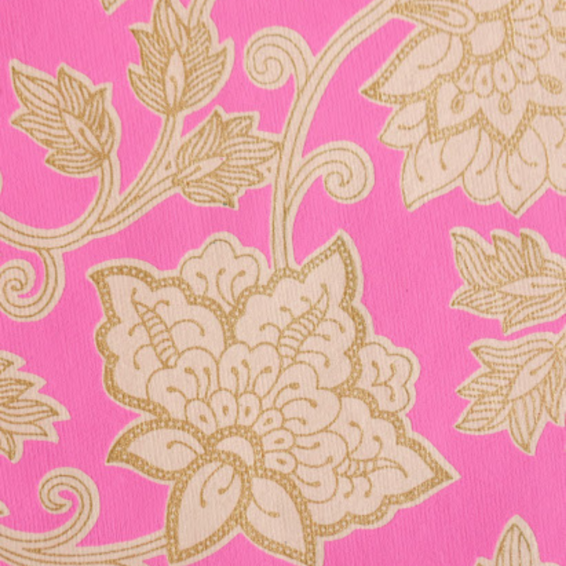 Hot Pink Bloom  Luxury Handmade Gift Wrap